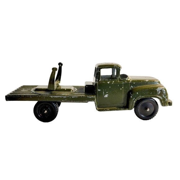 Vintage Metal Tootsie Toy Army Truck Chicago 24 USA - Picture 3 of 7